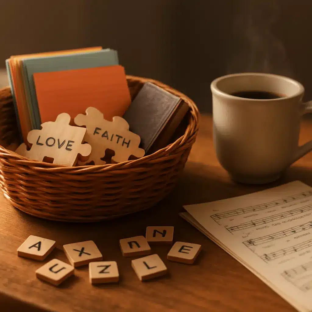 How to Build a Bible Verse Puzzle Basket for Family Quiet Time