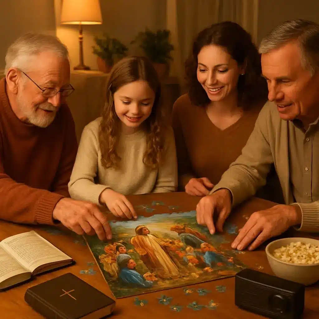 Family Puzzle Night: Faith & Music Edition (Plans and Playlist)