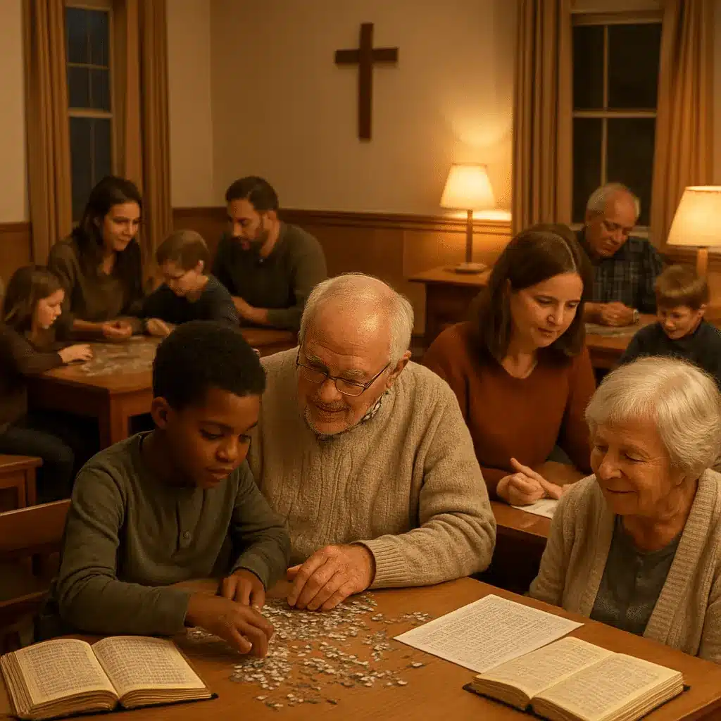 How to Plan a Quiet Church Puzzle Night for Families and Small Groups